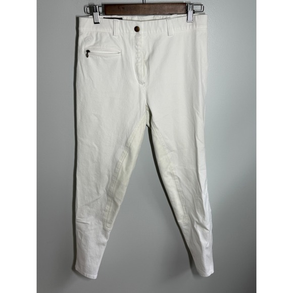 Ariat Pants - Ariat Womens White Full Seat Equestrian Riding Breeches Pants Size 26R